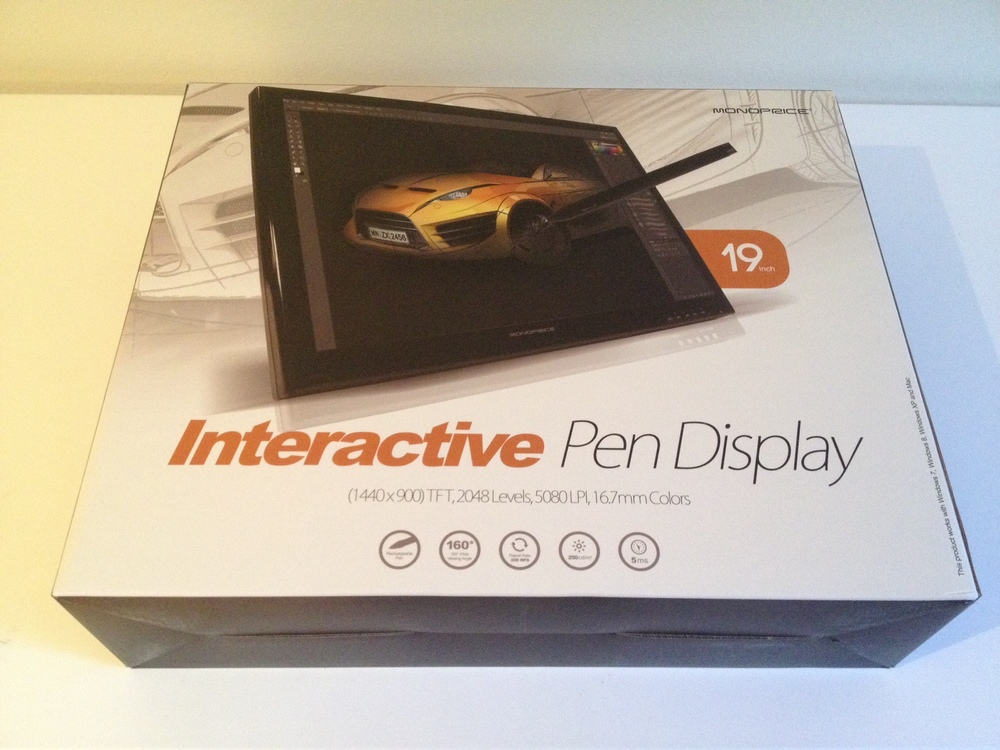 Wacom Cintiq Lookout!  The Monoprice 19″ interactive pen display is coming for you!