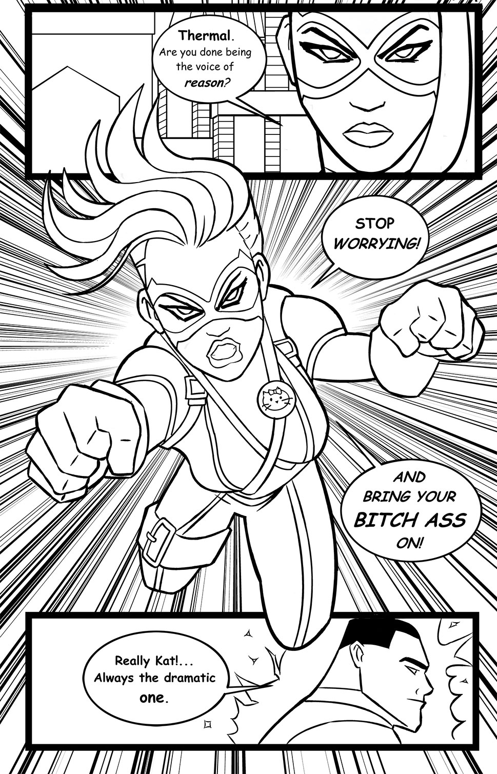 Page 4 of my webcomic  complete